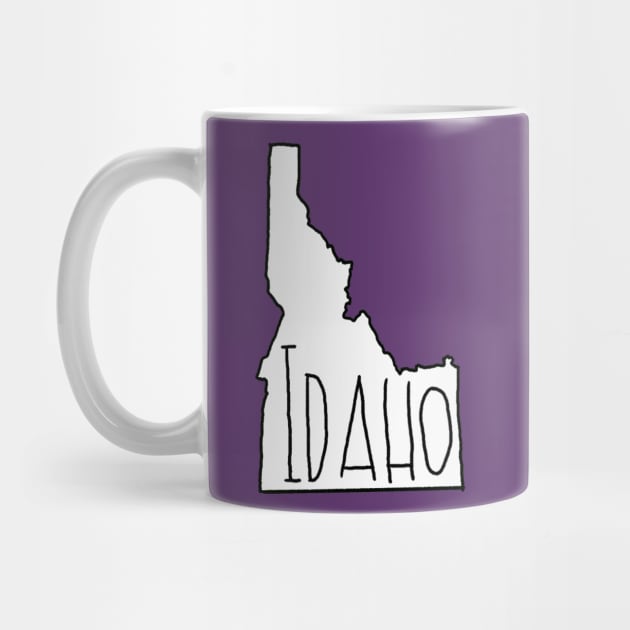 The State of Idaho - no color by loudestkitten